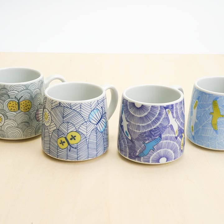 This Cute and Stable Trapezoidal Mug Features a Butterfly Design In Its Capacity Is Its Diameter Is and Its Height Is Enjoy Your Favorite Snacks