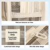 New Multi-purpose Mesh Cosmetic Bag Checkered Portable Travel Mesh Toiletry Bag Makeup Storage Case Storage Bag