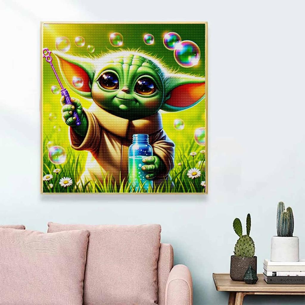 5D DIY Diamond Painting Decorative Blow bubbles Full Round Drill Scenery Diamond Embroidery Cross Stitch Kits Home Decor Gift