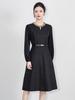 High-End Lurex Tweed Autumn/Winter Banquet Gown Dress - Nanyou Collection