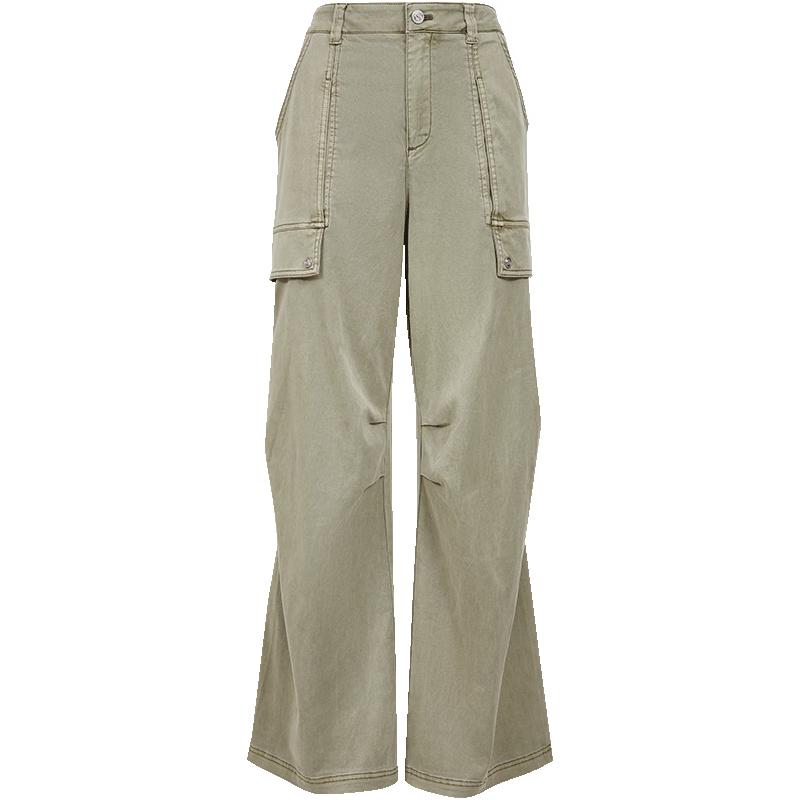 

ONLY Women s High-Waist Workwear Straight Leg Pants with Pockets XS