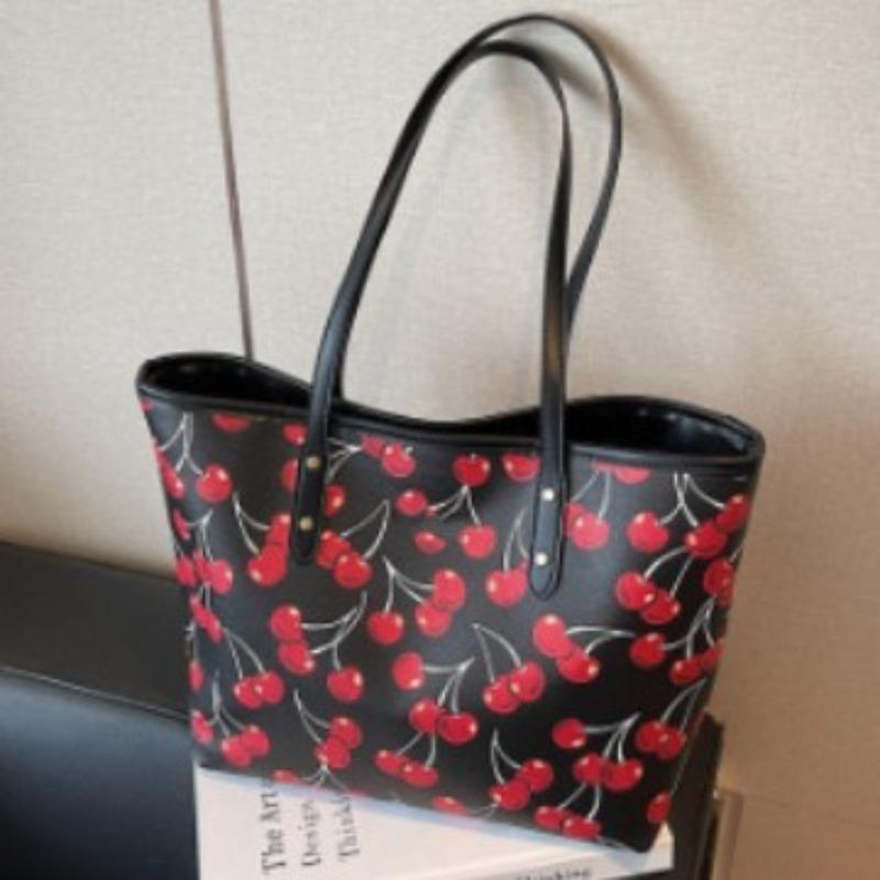 Versatile new cute handbag cartoon printed tote bag popular shoulder summer shoulder bag bag