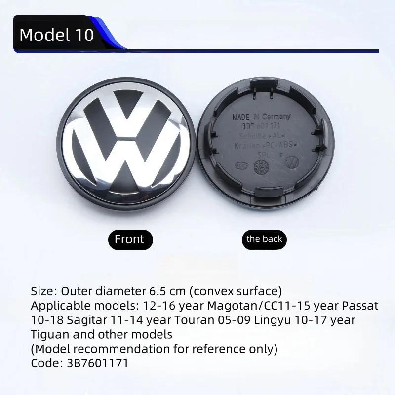 2026 Hot For VW VOLKSWAGEN 4pcs 55mm 56mm 65mm 70mm Car Styling Wheel Center Cap Hub Covers Badge Accessories For VW Golf 4 5 6NI4