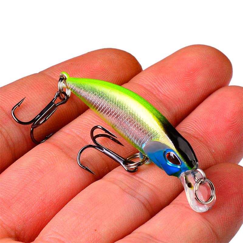 Sinking Fishing Lures Artificial Fishing Lure River Minnow 4.3g 5.4cm Hard Bait