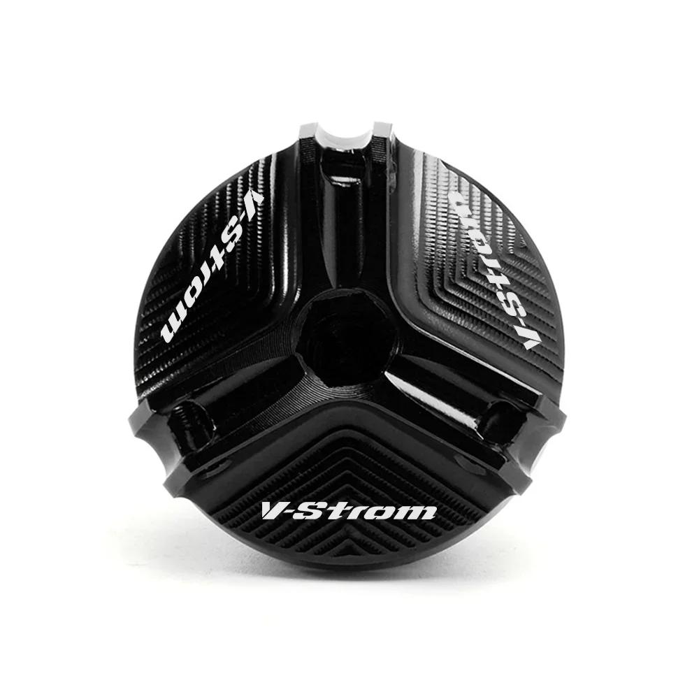 Motorcycle CNC Aluminum Engine Oil Filler Plug Cap Screw For Suzuki VSTROM 650 1000 1050 1050XT 250 V STROM DL250 DL650 DL1000