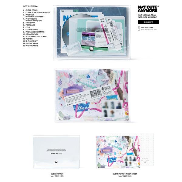 ILLIT 1st Single Album NOT CUTE ANYMORE CD Random or Set Official K-Pop Album