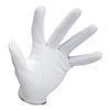 MIZUNO Golf Mizuno Left Synthetic Leather Back of Synthetic Leather 5MJML151 Glove, Musou, Men's, Hand, Palm + Sheepskin, Hand (Suede), White, 21cm,