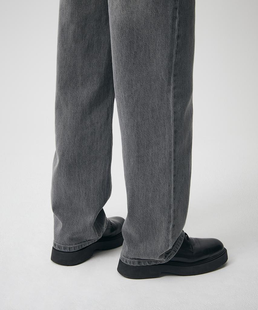 Musinsa Standard Calik Wide Denim Pants [Gray]