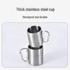 Shangqi Outdoor Portable Stainless Steel Sports Water Bottle with Handle