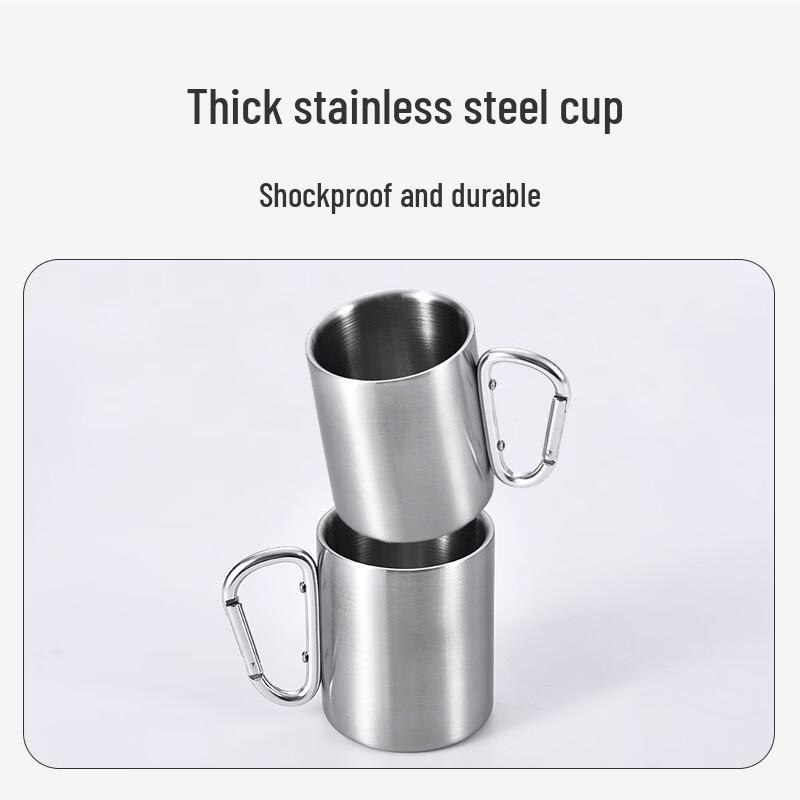 Shangqi Outdoor Portable Stainless Steel Sports Water Bottle with Handle