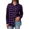 Women's Shirt Long Sleeve Buttons Up Jacke With Pocket