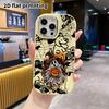 Phone Case: 2D Flat Design, Suitable for iPhone 18 17 16 15 14 13 Pro Protective Case, Pumpkin Ghost, Perfect Christmas and Halloween Holiday Gift