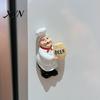 Decorative Fridge Magnet Cartoon Fat Chef Magnet, Hand-painted 3D Refrigerator Picture Photo Holder for Home Office Kitchen Decoration