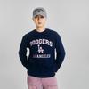 New MLB Sweatshirt Unisex Navy Blue 3AMTV0134-07NYS