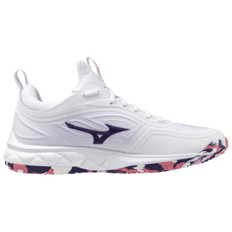 Mizuno Women's Wave Luminous 3 'White Violet Indigo' Women's Mizuno V1GC242020