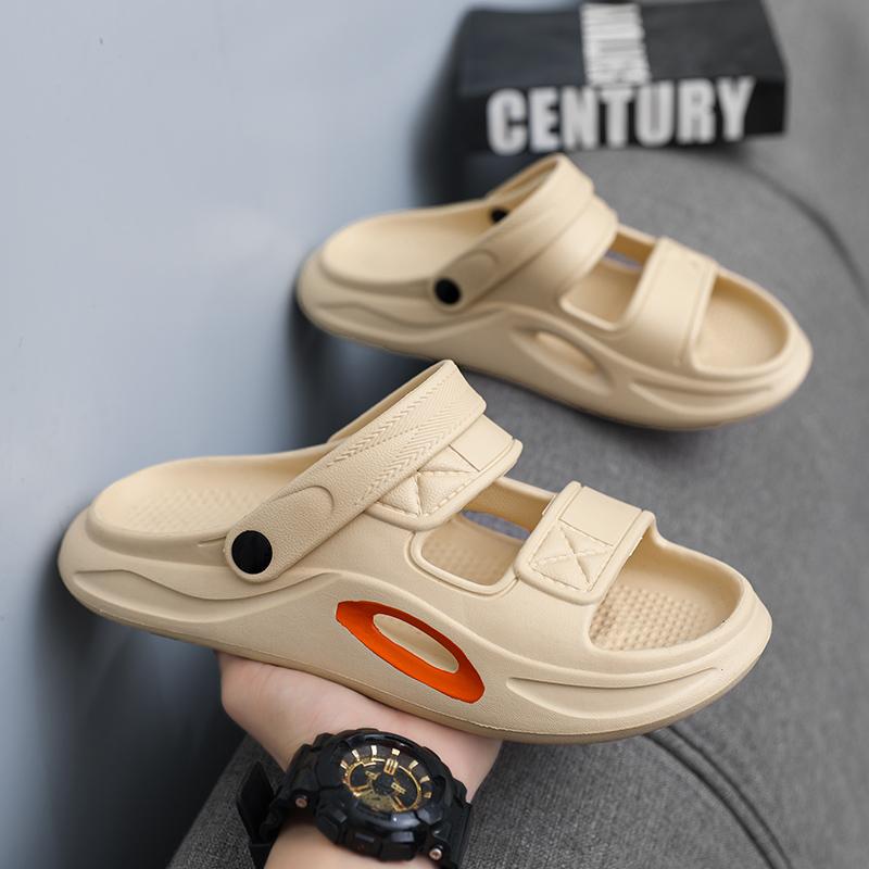 Fashion New Soft Sole Trendy Slippers Platform Sandals Indoor Outdoor Beach Sandals Summer Casual Comfortable Non Slip Flip Flops Man
