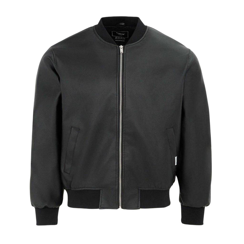 Firetrap Mens PU Bomber Jacket