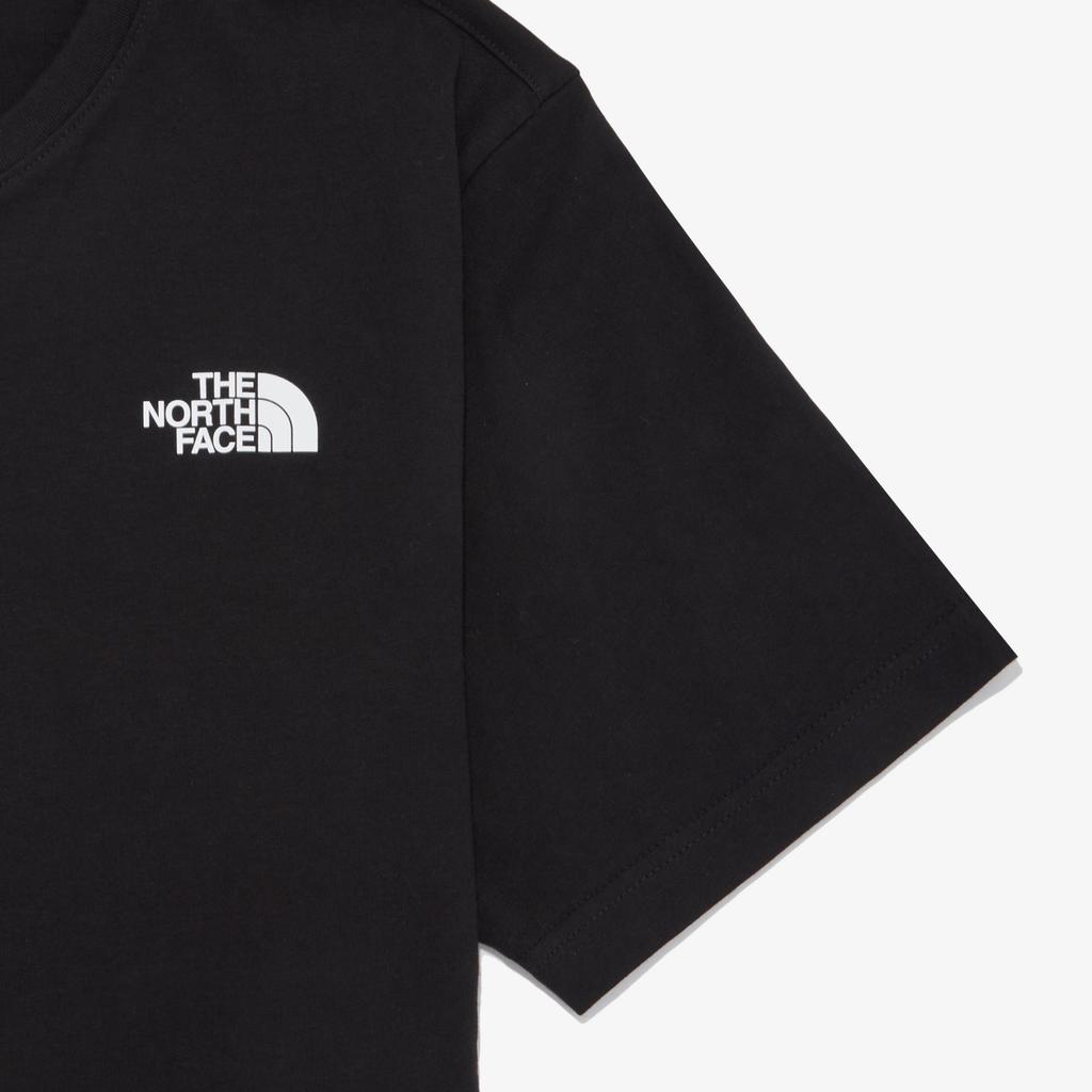 The North Face Solid Color Crew Neck Pullover Loose Fit Short Sleeve T-Shirt Men Tops Black NT7UQ60A