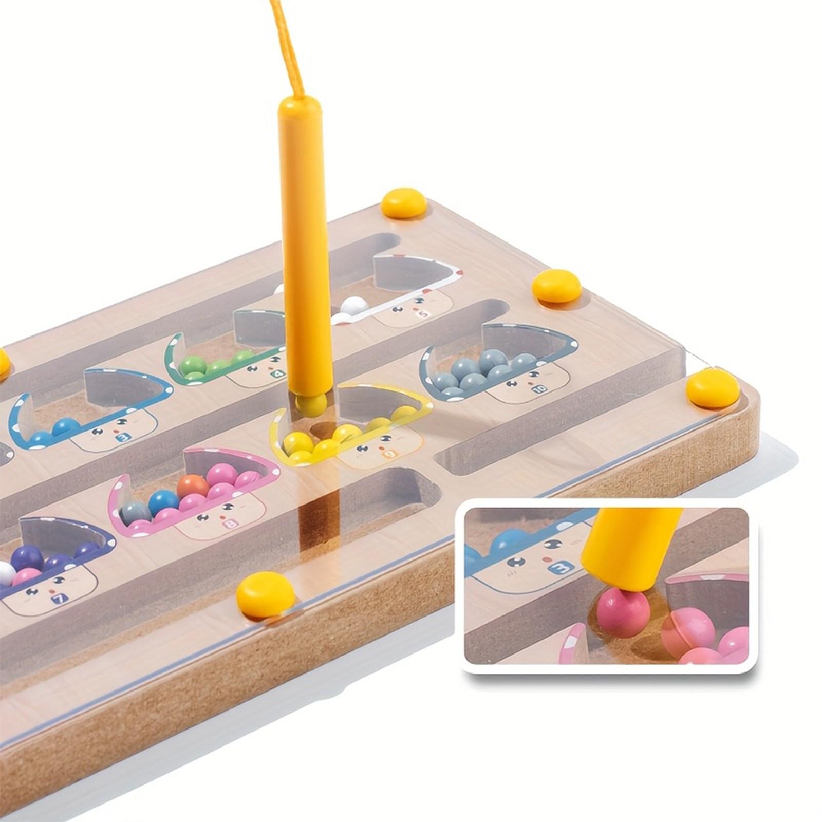 

Детская развивающая ручка для раннего обучения, тренировка, детский сад, малыш, настольная, координация рук и глаз, распознавание цветов, игрушка-лабиринт One Size