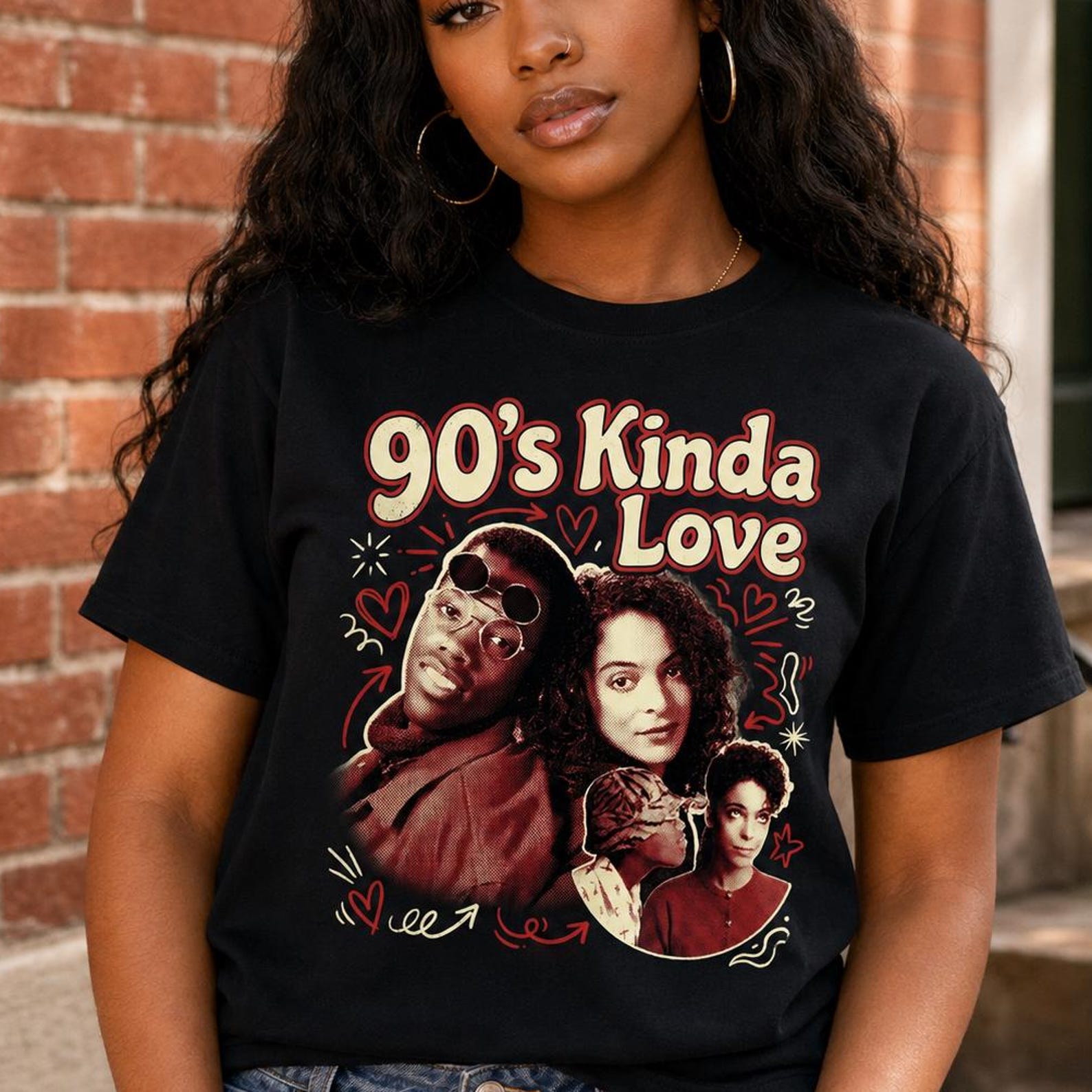 90s Kinda Love | Dwayne and Whitley Shirt | A Different World Tee S