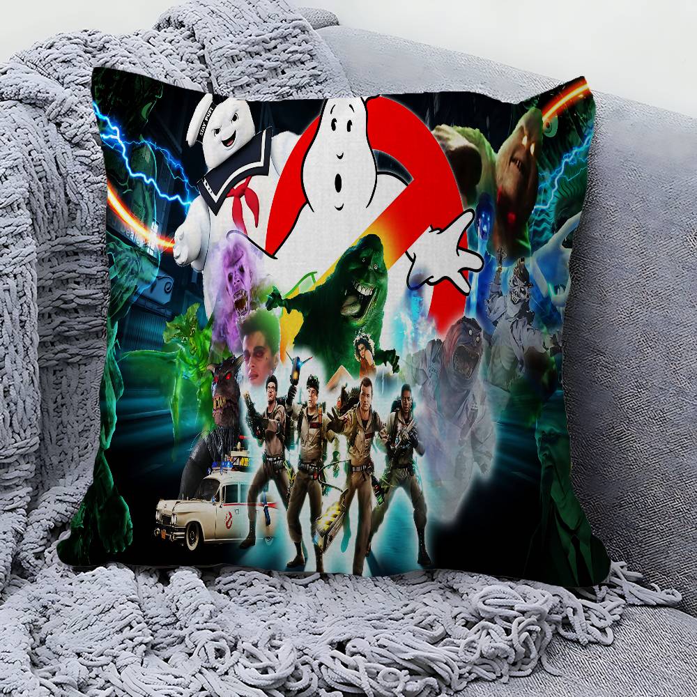 Horror Movie G-Ghostbusters Cartoon Pillow Cover Sofa Cushion Cover Home Room Decoration Children Gift