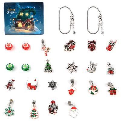 Christmas Countdown Bracelet Surprise: 24-Day DIY Beaded Calendar Gift Box
