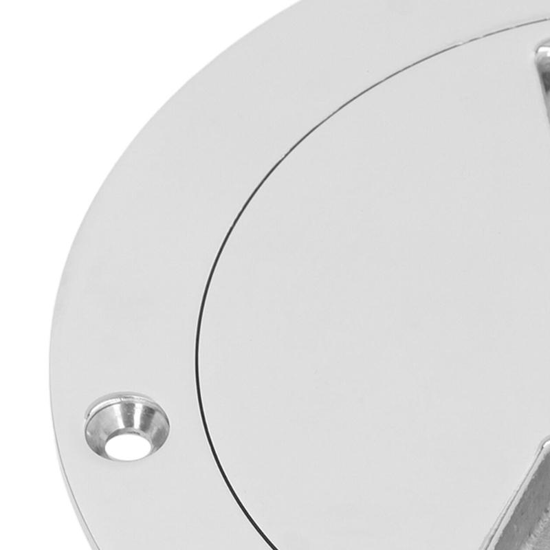 Universal 316 Stainless Steel Round Deck Plate Easy Installation Removable Design For Yachts Vessel Marine Applications