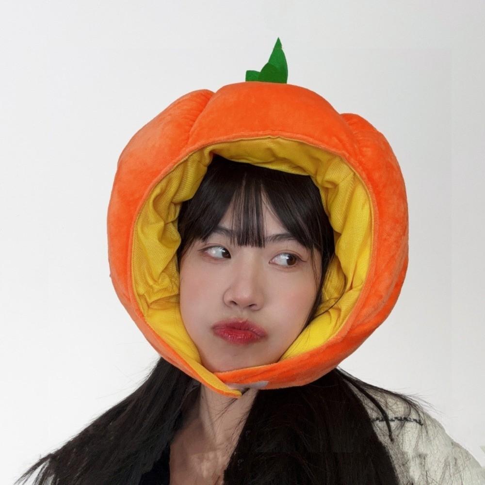 Playful Fruit and Vegetable Hat Thick Pullover Cap Mushroom Nutrition Month Hat  Photography Props