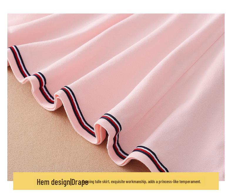 2018 Preppy Style: Simple & Fashionable Lapel Dress for Middle-Aged & Older Girls