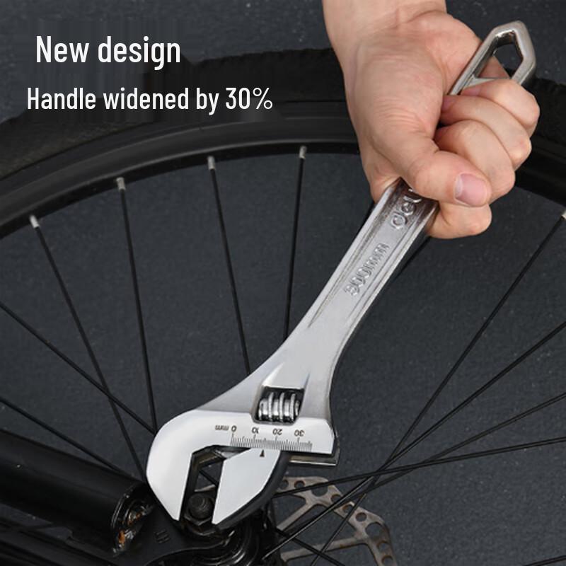 Deli Tools 8-inch Adjustable Wrench