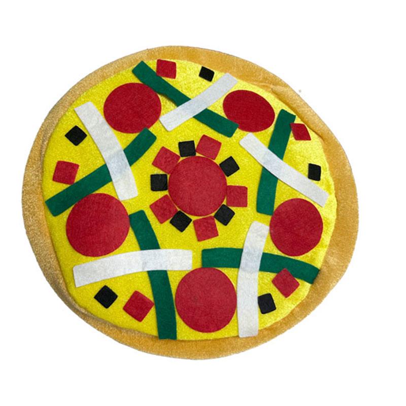 Ensemble Mignon de 4 Chapeaux Alimentaires Originalité - Hamburger, Frites, Pizza & Pilons pour Fêtes, Tenue Décontractée & Cadeaux