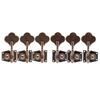 2L3R3L2R3L3R1L4R4L1R Open Gear Bass 5-String Tuners Tuning Pegs Keys Machine Heads For Bass Guitar Chrome Gold Black