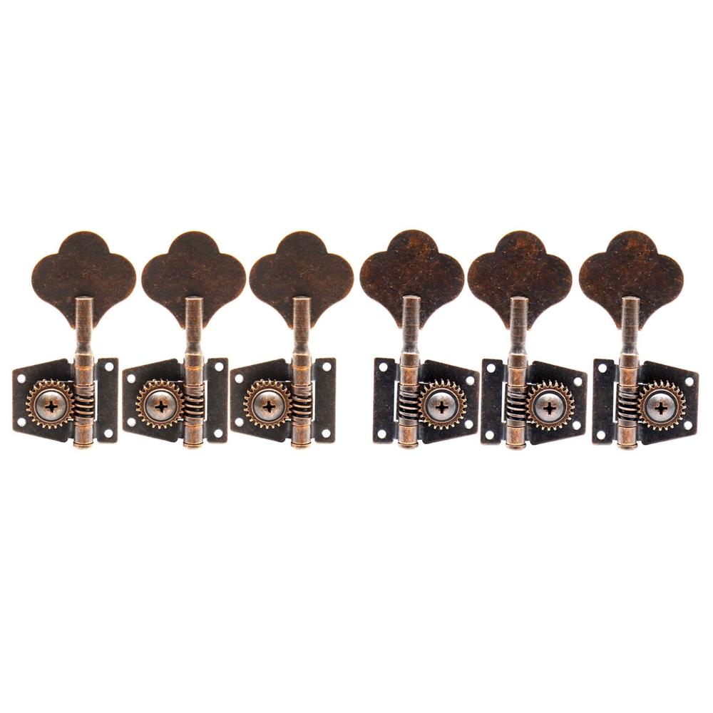2L3R3L2R3L3R1L4R4L1R Open Gear Bass 5-String Tuners Tuning Pegs Keys Machine Heads For Bass Guitar Chrome Gold Black