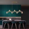 Nordic Luxury All-Copper Crystal Chandelier for Dining and Bar