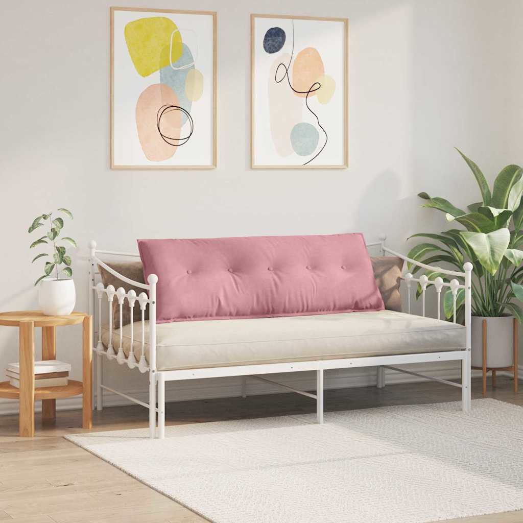 Back Cushion Pink 140 X 50 Cm Cord Fabric