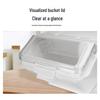 Large Food-Grade Rice Storage Bin, Insect & Moisture-Proof, with Partition, Durable PP Plastic, High Capacity.