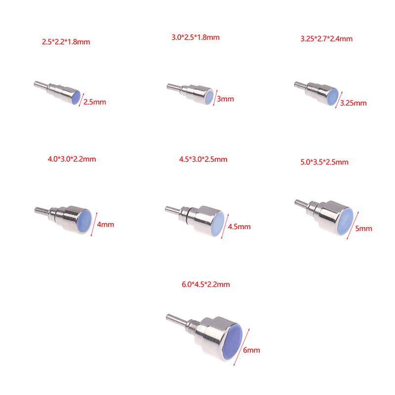 1Pc Stainless Steel Watch Pusher Screw-In Type Chronograph Push Button 2.5/3.0/3.25/4.0/4.5/5.0/6.0Mm Head