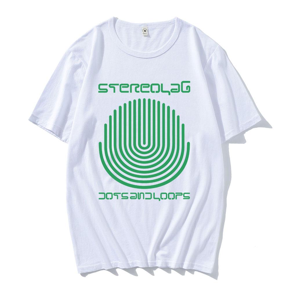 Dots and Loops Tee Stereolab Music Group Printing T-shirt Cotton Summer Short Sleeve Tshirts Streetwear Unisex Men Women Clothes