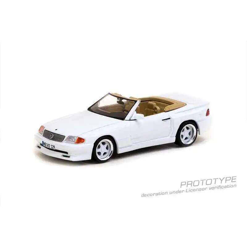 TW In Stock 1:64 Mercedes Benz SL 500 Koenig Specials White Diecast Car Model Collection Toys Tarmac Works