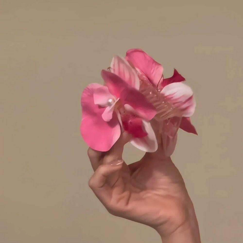 Korean Style Seaside Vacation Headwear Sweet Flower Duckbill Clip Wedding Decoration