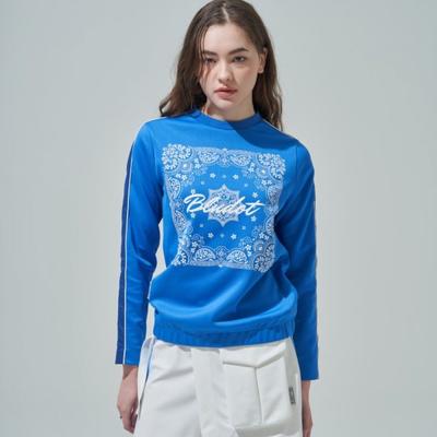 Blu Dot Bandana ArTwork Long Sleeve T shirT Bl