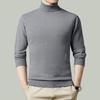 Turtleneck Men's Wool Sweater Autumn and Winter Trend Casual Bottoming Knitted Sweater Fine Imitation Wool Sweater Sweater Men