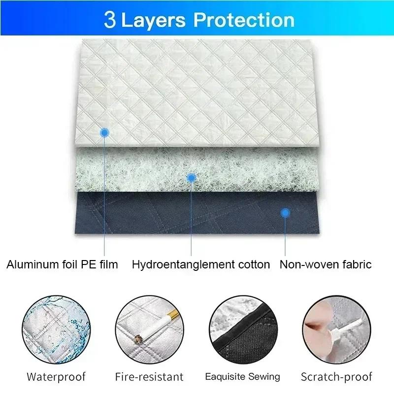 Large Size Car Windshield Cover Magnet Winter Window Snow Shield Anti Frost Auto Front Window Snow Cover