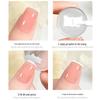 Large Silicone Nail Art Stamp with Lid - Single/Double Head French Design DIY Stamping Tools