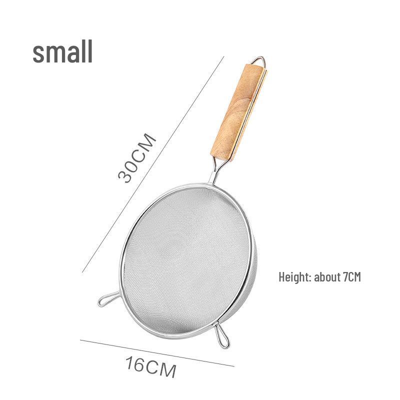 Stainless Steel Double-Ear Kitchen Strainer & Colander
