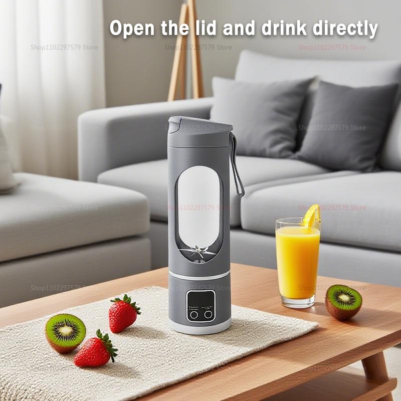 Portable Electric Blender Juice Maker USB Rechargeable Smoothie Milkshake Blender For Fresh Fruit Orange Yogurt Camping Workout