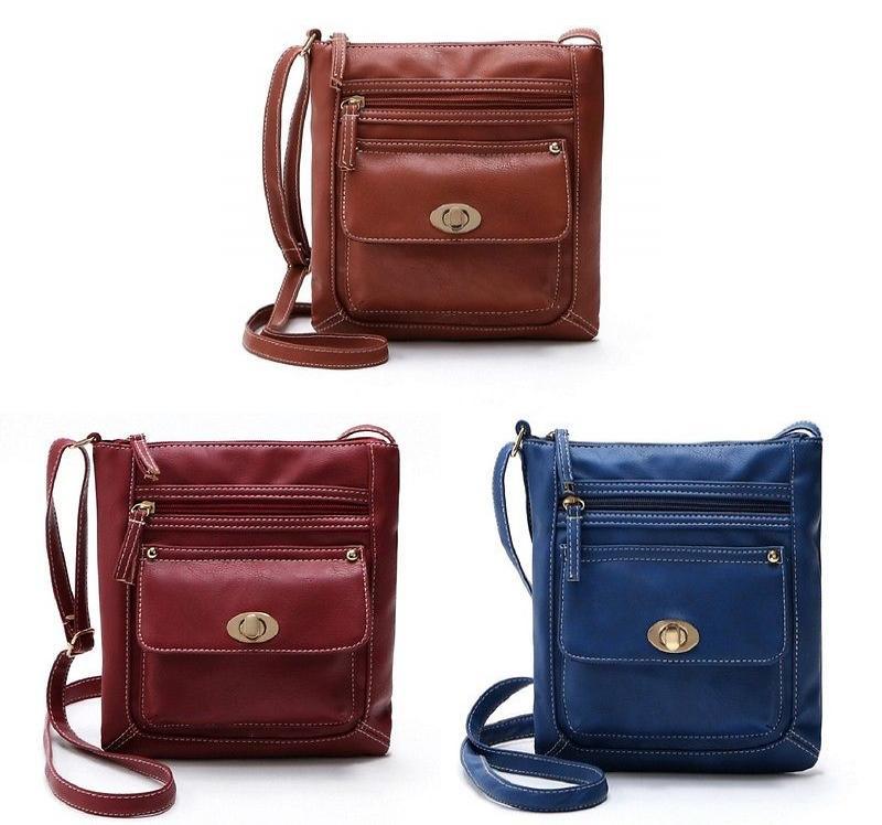 Stylish Women Leather Handbag Shoulder Purse Elegant Messenger Satchel Tote Bag