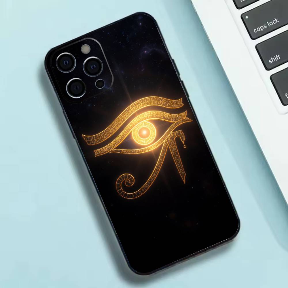 Egyptian Eye Of Horus Phone Case Silicone Soft For IPhone 17 16 15 14 13 12 11 X XR Plus Pro Max Plus