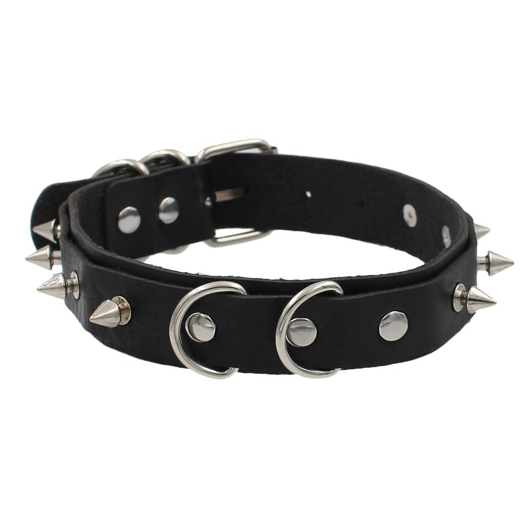 Femeie Negru Punk Guler Choker Colier Sexy Piele PU Lacăt Inimă Cheie Spike Choker Gothic Accesorii Cosplay Bijuterii Petrecere