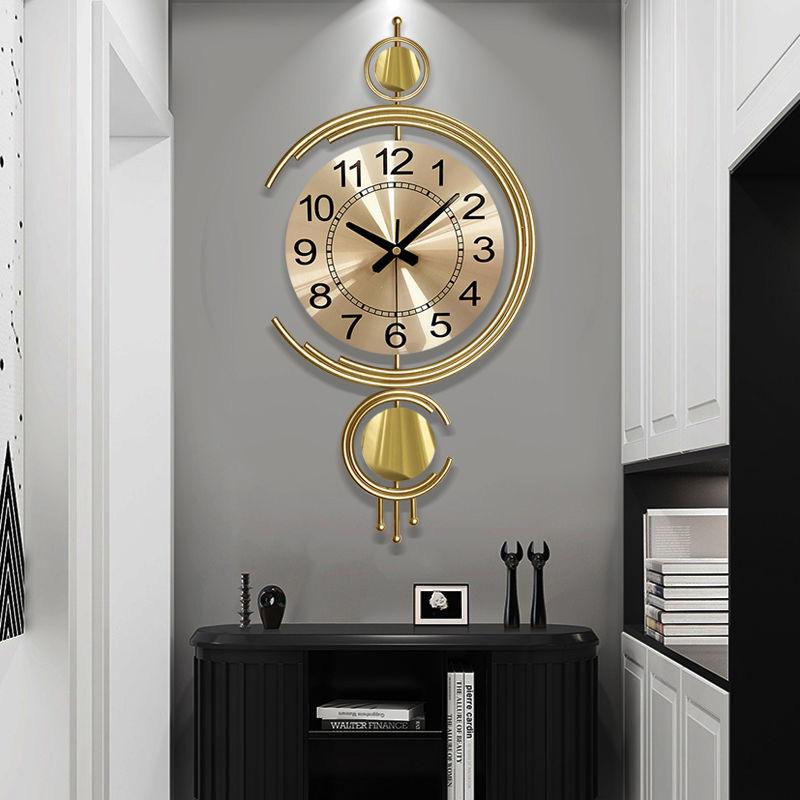 Clocks Wall Clocks Living Rooms Creative Wall Hanging Light Luxury Decorative Clocks Used for Dining Rooms Bedrooms Study Rooms